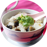 Century Eggs and Fish Fillet Porridge